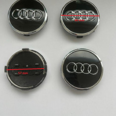 capacele janta AUDI 60/57 mm negru 4MO 601