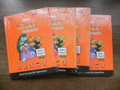lot CD BBC Muzzy interactiv nr 4, 8, 10 ,12 engleza sigilate DVD 25, 29 engleza franceza italiana germana spaniola curs limba