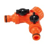 Racord Y Furtun cu Clapeta, 3/4 inch, AGT-2286, Oem