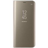 Cumpara ieftin Husa Clearview Huawei P30 gold, Auriu