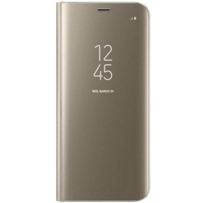 Husa Flip Carte clearview Samsung Galaxy A71 aurie foto