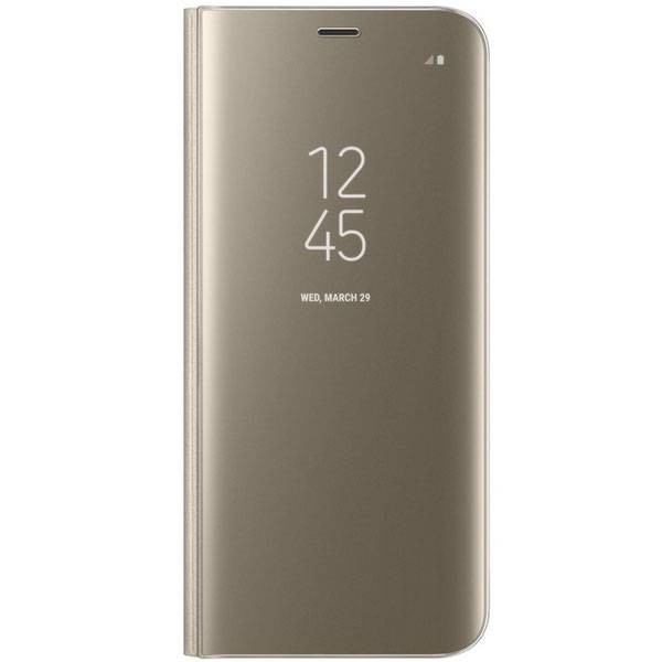Husa Flip Carte clearview Samsung Galaxy A71 aurie
