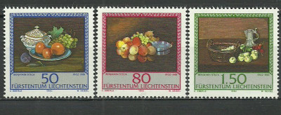 Liechtenstein 1990 - picturi, serie neuzata foto