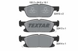TEXTAR 2241201 Q+ set placute frana,frana disc
