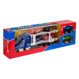 Camion pentru copii + 6 masinute multicolore din plastic , + 3 ani , ATS, Fara telecomanda, Advanced Thermal Solutions