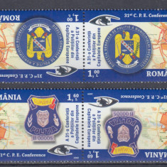 2009 LP 1834 b A 31 a CONFERINTA A POLITIILOR EUROPENE SERIE TETE-BECHE MNH