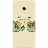 Husa silicon pentru Xiaomi Mi Mix 2, Retro Bicycle Illustration