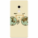 Husa silicon pentru Xiaomi Mi Mix 2, Retro Bicycle Illustration