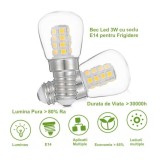 Bec E14 LED 3W pentru frigider -20C +45 230-038