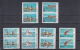 Timbre Romania 1983, Sporturi Nautice, Pereche MNH, LP 1081, Nestampilat