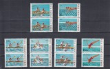 ROMANIA 1983 LP 1081 SPORTURI NAUTICE PERECHE MNH, Nestampilat