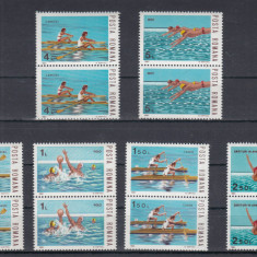 ROMANIA 1983 LP 1081 SPORTURI NAUTICE PERECHE MNH