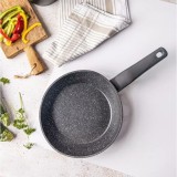 Tigaie din aluminiu turnat 20 x 4.5 cm, marmorata cu strat antiaderent, Klausberg