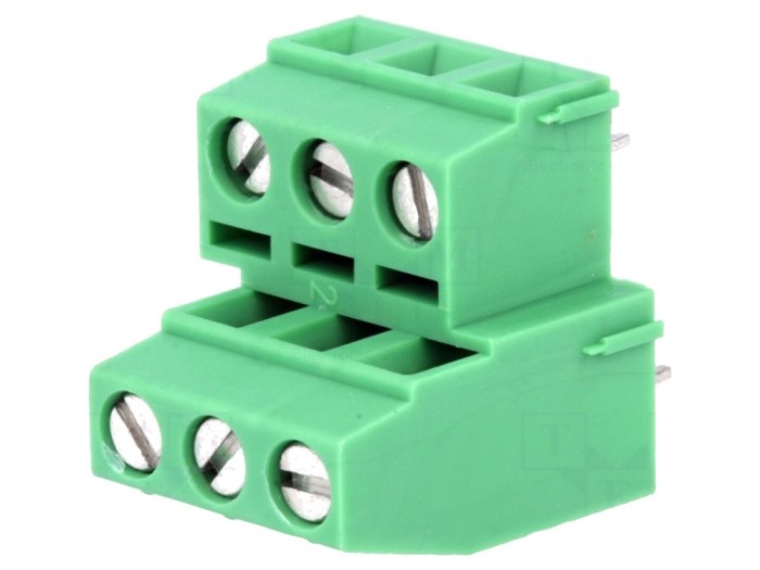 Conector PCB 90&deg; 6 piste 5,08mm