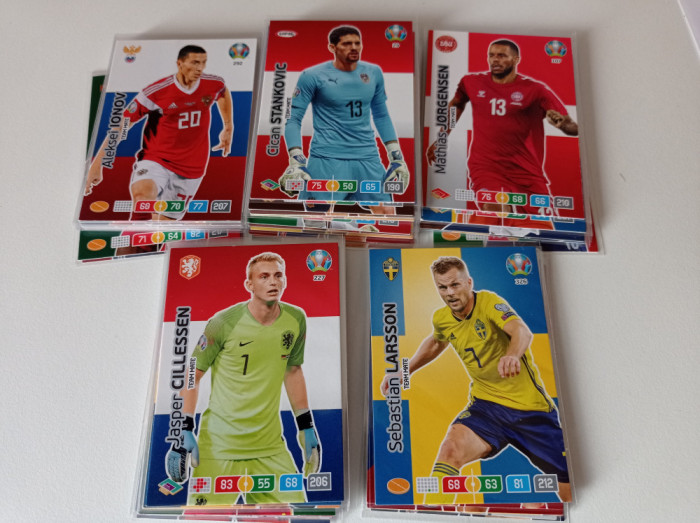 Panini EURO 2020 - lot de 50 carduri