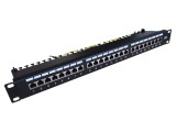 Patch panel rack 19" Cat 6, 24 porturi