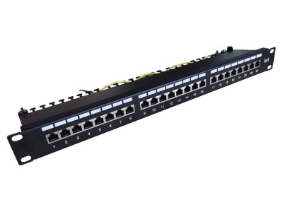 Patch panel rack 19&amp;quot; Cat 6, 24 porturi foto