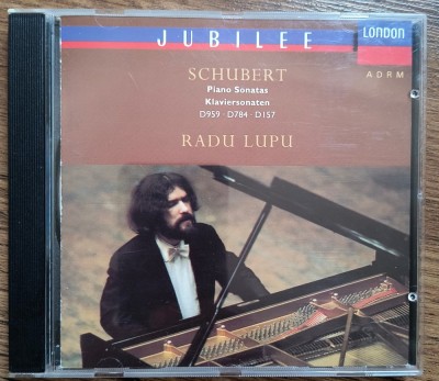 CD Schubert &amp;ndash; Piano Sonatas Klaviersonaten D959 &amp;bull; D784 &amp;bull; D157 [ Radu Lupu &amp;ndash; Piano ] foto