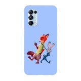 Husa compatibila cu Oppo A73, Viceversa, model Come with me Nick Zootopia, Silicon, TPU, Transparent, Carcasa