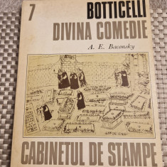 Botticelli Divina Comedie A. E. Baconsky cabinetul de stampe