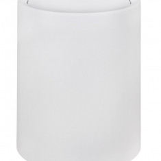 Cos de gunoi cu capac batant, Wenko, Atri, 6 L, 21 x 25.5 x 21 cm, polipropilena, alb