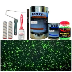 Kit Complet Vopsea Epoxidica Neagra RAL 9005-Chipsuri Verzi