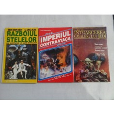 SERIA RAZBOIUL STELELOR (3 CARTI) - GEORGE LUCAS - CARTEA 1: DIN AVENTURILE LUI LUKE SKYWALKER, CARTEA II: IMPERIUL CONTRAATACA, CARTEA 3: IN