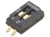 Comutator DIP-SWITCH 2 Secțiuni OFF-ON 0.1A 50VDC SMT