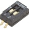 Comutator DIP-SWITCH 2 Secțiuni OFF-ON 0.1A 50VDC SMT
