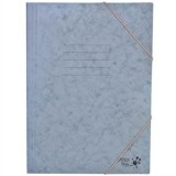Mapă prespan cu elastic, Gri, 25.5x34.5 cm, CMCLASS
