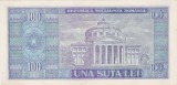 Bancnotă Rom&acirc;nia 100 lei 1966 &ndash; Nicolae Bălcescu, seria B.0202