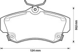 Placute frana fata Chrysler Pt Cruiser (Pt), 06.2000-12.2010, marca SRLine S70-0420