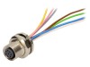 Soclu M12 PIN 8 mamă cablu 0,5m DeviceNet/CANopen