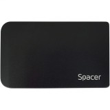 Rack extern pentru HDD / SSD Spacer 2,5 inch, model SPR-25612, tip S-ATA, Negru
