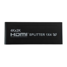 Splitter HDTV 1x4 4K UHD, distribuitor semnal HDMI catre 4 TV, duplicator HDMI, 3D, 3840x2160, activ