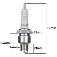 Bujie Scuter NGK BP7HS