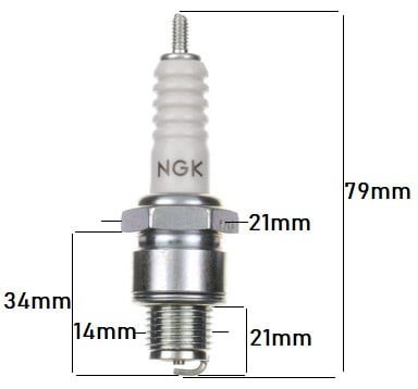 Bujie Scuter NGK BP7HS