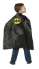 Pelerina Copii Batman Rubies, Poliester, Negru, 3-9 Ani, Accesoriu Costum Carnaval, Baieti, Fete