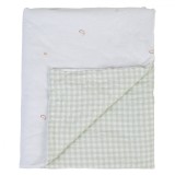 Paturica Childhome Jerse 80x100 cm Jerse Muselina Verde