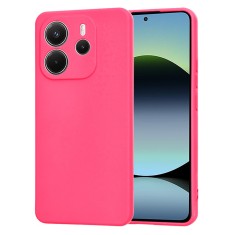Husa silicon Xiaomi Redmi Note 14 4G (Standard) Techsuit SoftFlex, fucsia foto