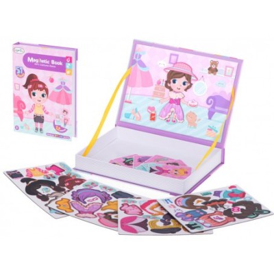 Puzzle magnetic tip carte imbraca papusa 51 de piese foto