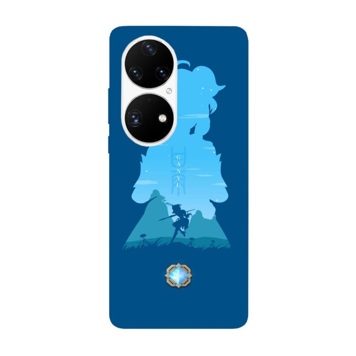 Husa compatibila cu Huawei Nova Y70 model Genshin Impact Ganyu, Silicon, TPU, Viceversa