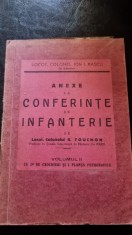 Anexe la conferinte de infanterie - Ioan I. Rascu, R.Touschon Vol.II foto