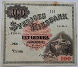 Suedia, 100 Kronor 1956