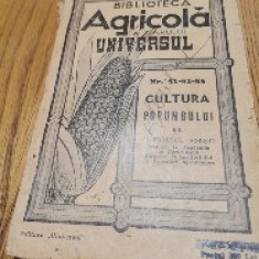 CULTURA PORUMBULUI - G. Ionescu-Sisesti - Biblioteca Agricola nr.51-52-53, 1944