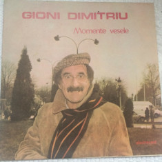 gioni dimitriu momente vesele dialog disc vinyl lp electrecord ST EXE 03492 VG+