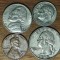 SUA / USA - set de colectie 4 monede diferite 4 presedinti - 1 cent 5 10 25 cents - 1978-2008 foarte frumoase !