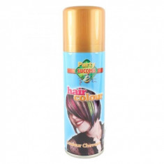 Spray Auriu Cu Efect Mat Pentru Par Party Succes 125 ml foto