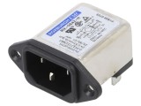 Conector Alimentare AC Soclu Tată 6A 250V IEC 60320 RIX0642H