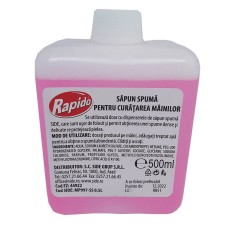Sapun Lichid Spuma RAPIDO, 500 ml, pentru Dispensere Sapun Spuma Side, Sapun Spuma pentru Dispenser, Sapun Spuma pentru Dozator, Sapunuri Spuma pentru foto